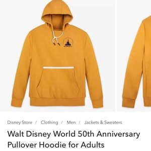 NWOT Walt Disney World 50th Anniversary Hoodie - Limited Edition